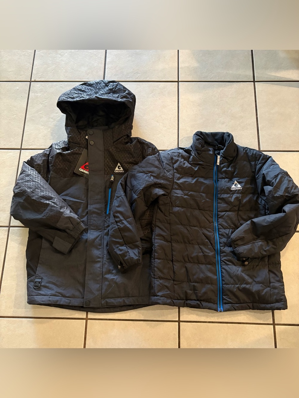 Kids 10/12 NEW 2 layers Gerry Winter Ski Snowboard Jacket Warm Waterproof Insula
